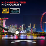 Honeywell HDMI Cable v2.0 with Ethernet, 3D/4K@60Hz Ultra HD Resolution, 3 Mtr, 18 GBPS Transmission Speed, High Speed, Compatible with all HDMI Devices Laptop Desktop TV Set-top Box Gaming Console
