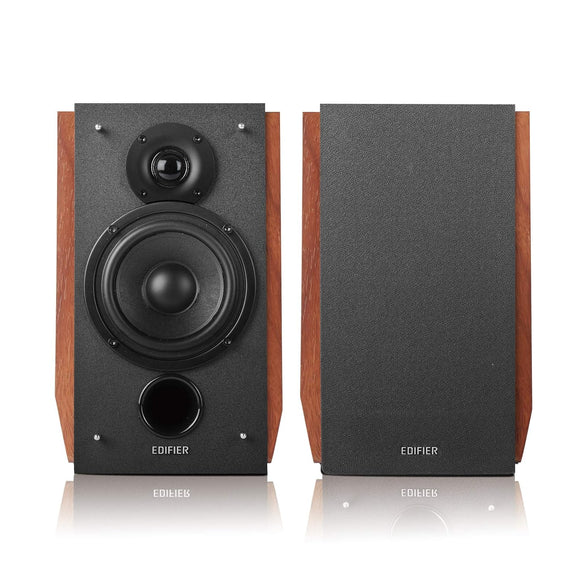 Edifier R1700BTs Powered Bluetooth 5.0 Wireless Bookshelf Speakers - 66 Watts Brown