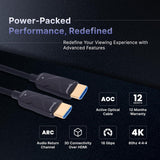 Nextech NC108 HDMI 2.0 Active Optical Cable 4K, 4:4:4 60FPS, supports HDR - HDCP - 18Gbps, Compatible with TV, Gaming Console etc (30M)