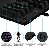 Logitech G512 Wired Carbon Mechanical Gaming Keyboard GX Blue Switches Black