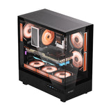 Ant Esports Gaming Cabinet Crystal x6 Black