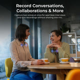 Digitek DWM-009 PRO 2.4G 1 Receiver with Lightning Connector & Dual Respondent 2 Microphone