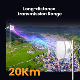 Tenda O8 5GHz 23dBi 11ac Outdoor Access Point to Point (P2P)