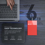 Cablet SSD Casing 2.5 Inch Sata Enclosure USB 3.0 Red