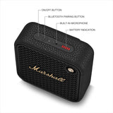 Marshall Willen II Portable Bluetooth Speaker with 17+ Hours of Portable Playtime, Dust & Waterproof (IP67) - Black & Brass.