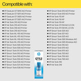 HP GT52 Cyan Genuine Inkjet Ink Bottle