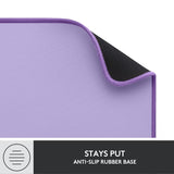 Logitech Desk Mat - Studio Series, Multifunctional Large Desk Pad, Extended Mouse Mat Lavender