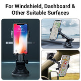 Zebronics CMH100 Car Mobile Holder for Windshield, Dashboard and Other Suitable Surfaces