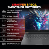 HP Victus Gaming Laptop fa2309TX 13 Gen Intel Core i7 Processor/24GB Ram/1TB SSD/Win11/MS Office Home 2024/‎NVIDIA GeForce RTX 5050 8 GB Graphic Card/Screen Inch 15.6 /Mica Silver