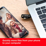 SanDisk Ultra Dual Drive Go Type-C 64GB, OTG, Upto 300MB/S,usb3.2_gen_1 Pendrive, Black