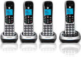 Motorola CD4014 CD4 Series Digital Cordless Telephone with Answering Machine (4 Handsets)