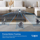 TP-Link Tapo C222 4MP 2K QHD 1440p Pan/Tilt AI Home Security Wi-Fi Camera - White