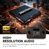 Edifier D32 Tabletop Wireless Speaker, Hi-Res Audio Bluetooth Speaker