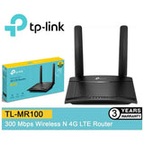 TP-Link MR100 300 Mbps Wireless N 4G LTE Router