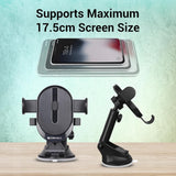 Zebronics CMH100 Car Mobile Holder for Windshield, Dashboard and Other Suitable Surfaces