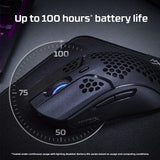 HyperX Pulsefire Haste Wireless Gaming Mouse Ultra Lightweight 6 Programmable Buttons Black