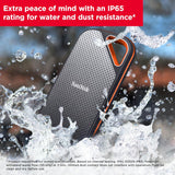 SanDisk 4TB Extreme Pro Portable SSD 2000MB/s R/W, Upto 2 Meter Drop Protection with IP55 Water and dust Resistance, Metal Enclosure, PC, MAC & TypeC Smartphone Compatible,