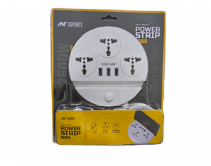 ANT ESPORTS SPIKE 3 SOCKET 1 SWITCH 3M (3 USB 3.1A) PS330