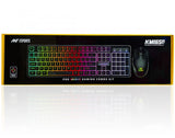 Ant Esports KM1650 Gaming Keyboard & Mouse Combo, Wired Backlit