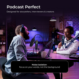 Digitek DM 401 RGB USB Condenser Microphone Kit with BoomArm Pop Filter Shock Mount Mic Cover Desktop Mount