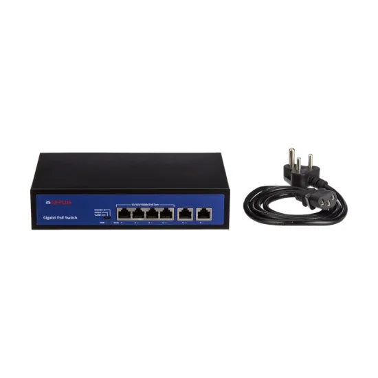 CP Plus 4 Port Poe Switch (4 Normal Poe + 2 Giga Uplink) CP-DNW-GPU4G2 ...