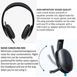 Logitech H540 USB Computer Headset with Noise-Cancelling Mic (Black)