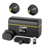 Digitek DWM-115 2-in-1 Wireless Microphone, 2.4GHz, Magnetic Clip, Noise Reduction Lavalier Mic     BROOT COMPUSOFT LLP  