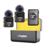 Digitek DWM-118 2-in-1 Wireless Microphone, 50m Range, Noise Reduction, 7Hr Battery, Plug & Play, C-to-C & C-to-LTC Converter    BROOT COMPUSOFT LLP  