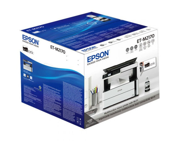 Epson M2170 Monochrome All-in-One WiFi,Networking, Auto Duplex InkTank Printer, Black, Medium BROOT COMPUSOFT LLP JAIPUR