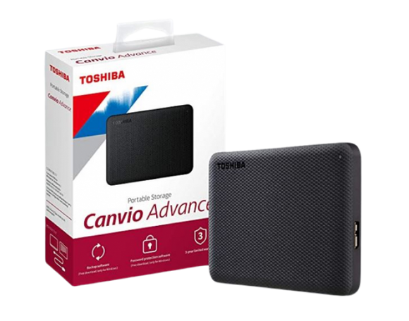 Toshiba External Hard Disk 2TB CANVIO ADVANCE 2.5” DTCA20