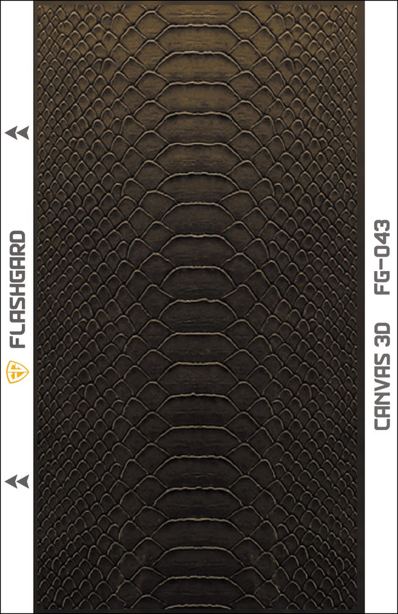 Flashgard 3D Sheet for Mobile Back Black Snake Skin FG-043 BROOT COMPUSOFT LLP