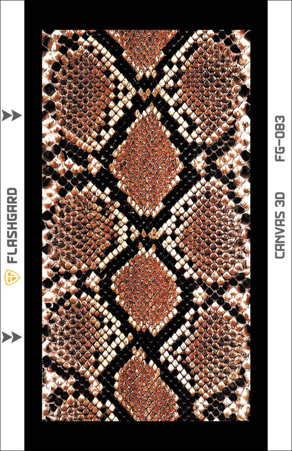 Flashgard 3D Sheet for Mobile Back Snake Skin Brown FG- 083 BROOT COMPUSOFT LLP JAIPUR 