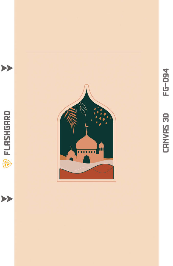 Flashgard 3D Sheet for Mobile Back Ramadan Greeting FG-094