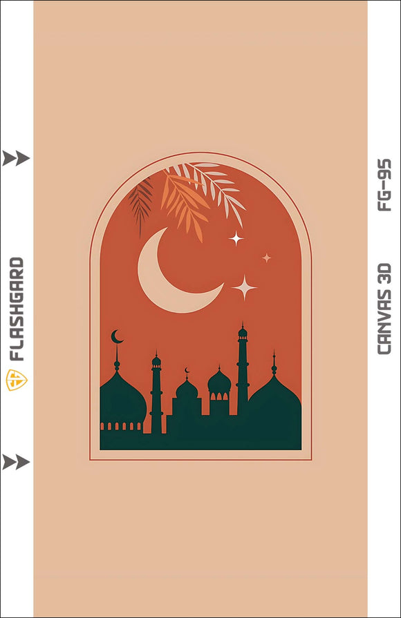 Flashgard 3D Sheet for Mobile Back Ramadan Mubarak FG-95