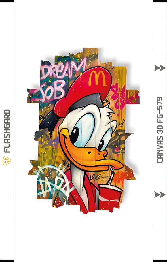 Flashgard 3D Sheet for Mobile Back Donald Duck FG-579