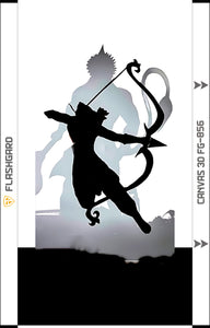 Flashgard 3D Sheet for Mobile Back Lord Sri Rama Shadow FG-856