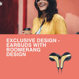 Fingers Sound Boomerang Wired Earphone  BROOT COMPUSOFT LLP 