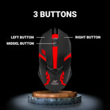 Ant Esports GM45 Wired Gaming Mouse Vista Linux -Black