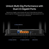 TP-Link BE3600 Archer BE230 Dual-Band Whole Home EasyMesh Wi-Fi 7 Router