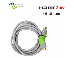 MULTYBYTE HDMI CABLE 3M 4K 60HZ