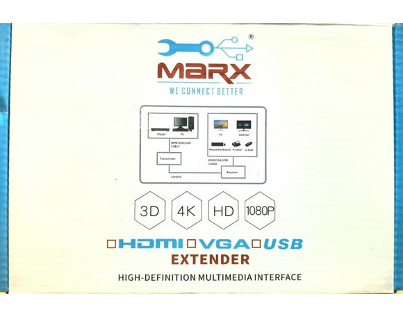 MARX HDMI EXTENDER WITH LAN 120M HE120M BROOT COMPUSOFT LLP JAIPUR 