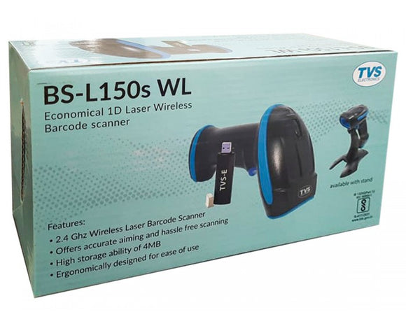 TVS Barcode Scanner Wireless 1D Scanner BS-L150s WL BROOT COMPUSOFT LLP JAIPUR