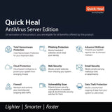 Quick Heal Server Edition 1 User 1 Year Antivirus   BROOT COMPUSOFT LLP 