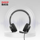 Honeywell Trueno U30 Wired On-Ear Headphones with Rotating Mic  BROOT COMPUSOFT LLP 