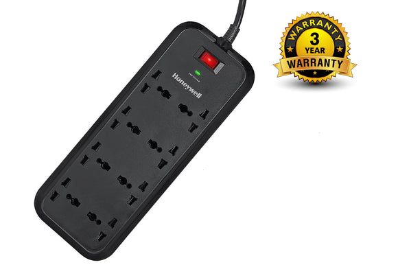 Honeywell 8 Out Surge Protector Extension Cord