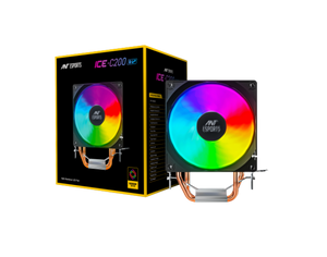 ANT ESPORTS DESKTOP AIR COOLER CPU FAN WITH RAINBOW LED (ICE C200 V2)