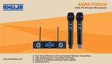 Ahuja Wireless Microphone AWM-700U2 UHF