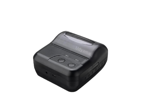 Udyama Barcode Label Printer UDY 80B (USB BLUETOOTH) 80MM 2600MAH BATTERY BROOT COMPUSOFT LLP JAIPUR 