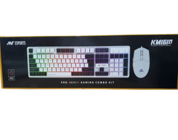 Ant Esports Wired Gaming Keyboard Mouse Combo KM1610 PRO BACKLIT