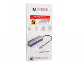 Linetek Type C Hub 5 Port 3.0 With Lan Giga (USB 3.0|HDMI|RJ45|TYPE C)  LTK 2UHRP